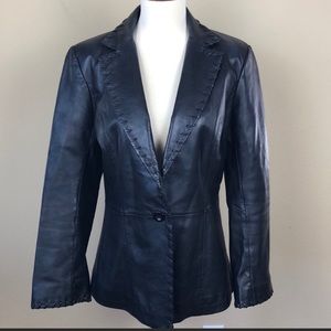 Cache Soft Black Leather Jacket 6